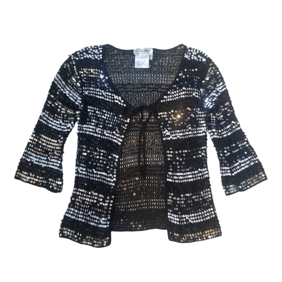 Vintage Valenti Sequin Cardigan - Picture 5 of 7